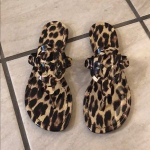 Tory Burch Leopard Miller Flats